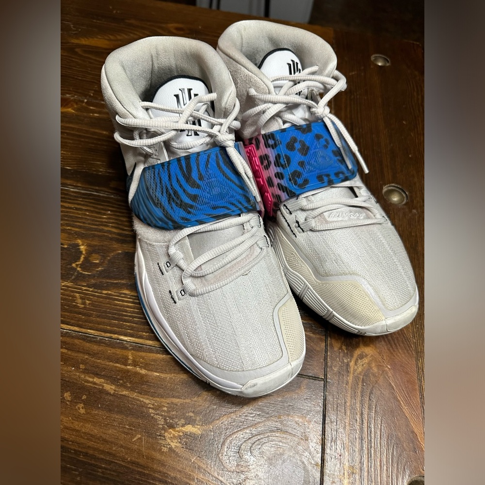 Kyrie 6 Vast Grey - Animal Print - Hot Pink - Blue